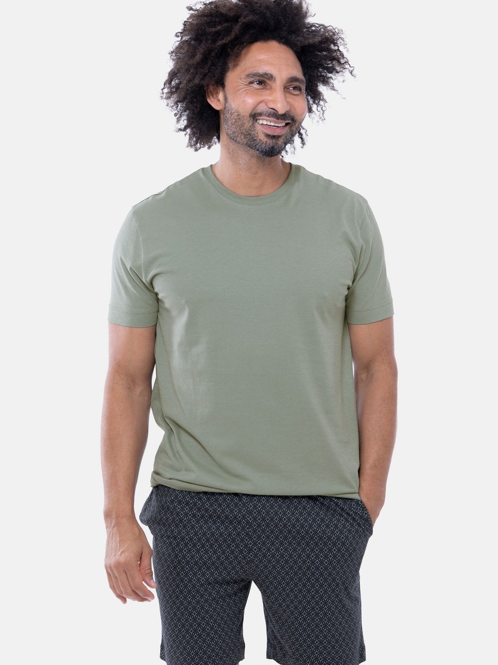 Mey Schlafanzug Herren grün, XL Image