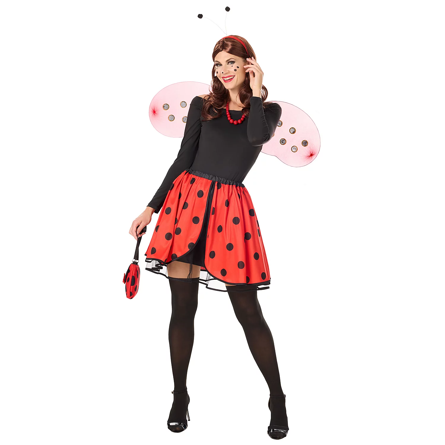 Rock Marienkäfer, rot-schwarz Image