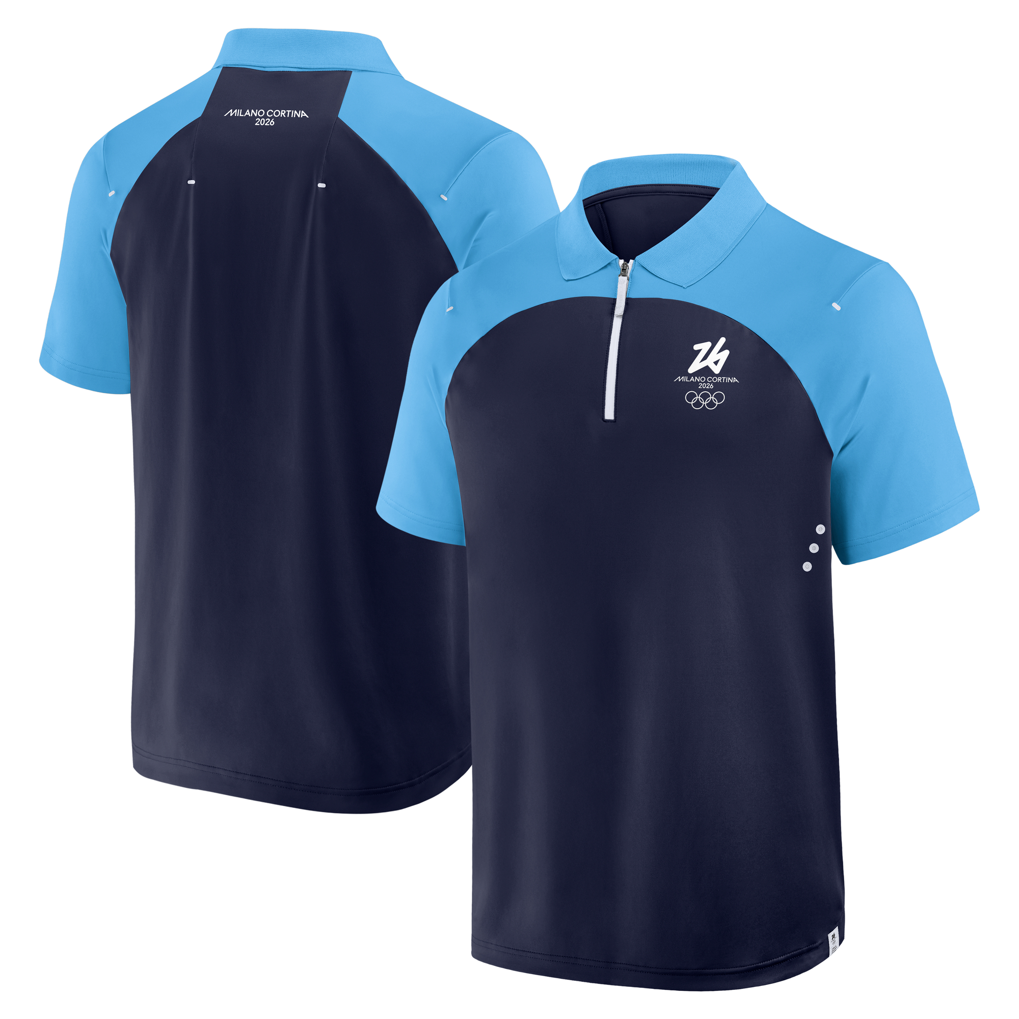 Fanatics Herren-Polohemd „Navy Milano Cortina 2026 Winter Olympics Tech Raglan Quarter-Zip“ Image