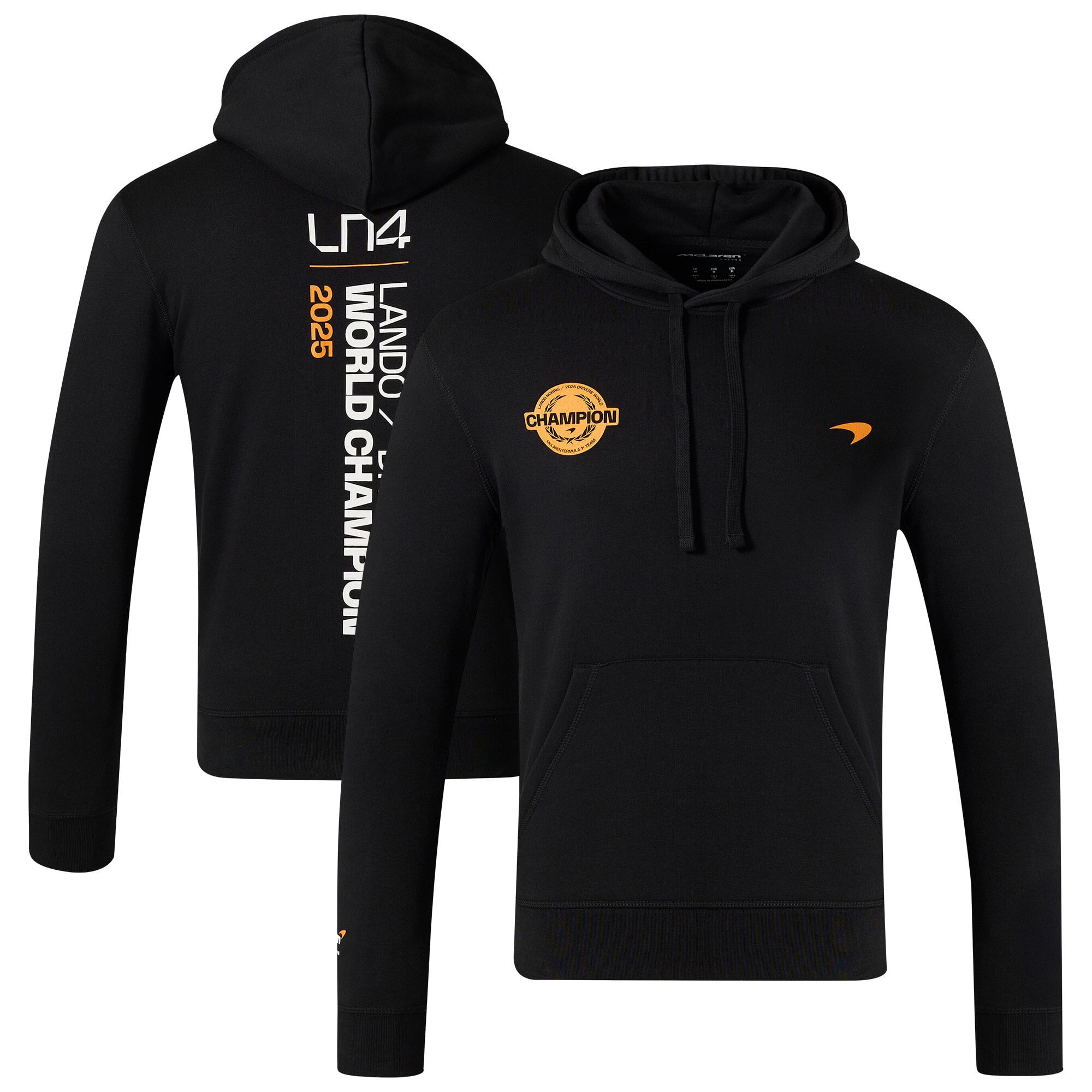 Sweat à capuche McLaren Lando Norris Championship Winners - Enfants - unisexe Taille: JS