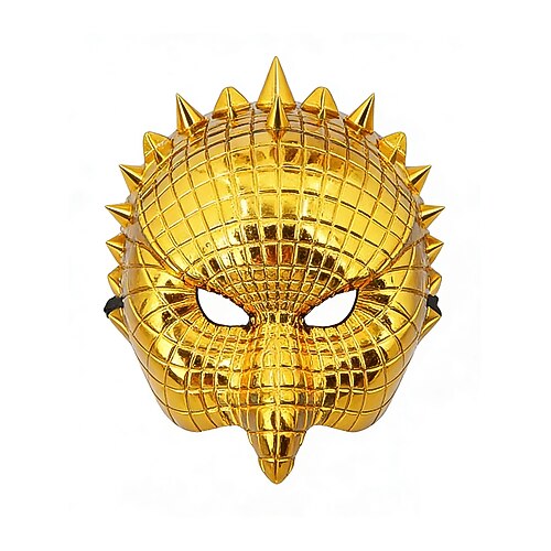 Männer Multi-Stil Kunststoff metallic Tier Mardi Gras Maske - Gold Löwe Fuchs Tiger Kostüm Kopfbedeckung für Karneval Maskenball Image