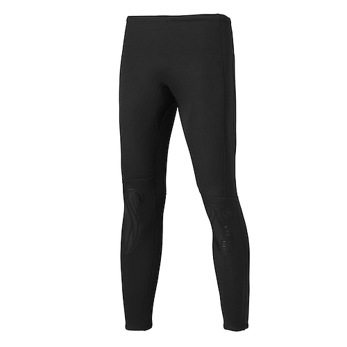 Herren-Neopren-Tauchhose (1,5 mm), Neoprenanzughose, Badehose, dehnbar, langärmlig, zum Surfen, Schnorcheln, Tauchen, einfarbig, Winter Image