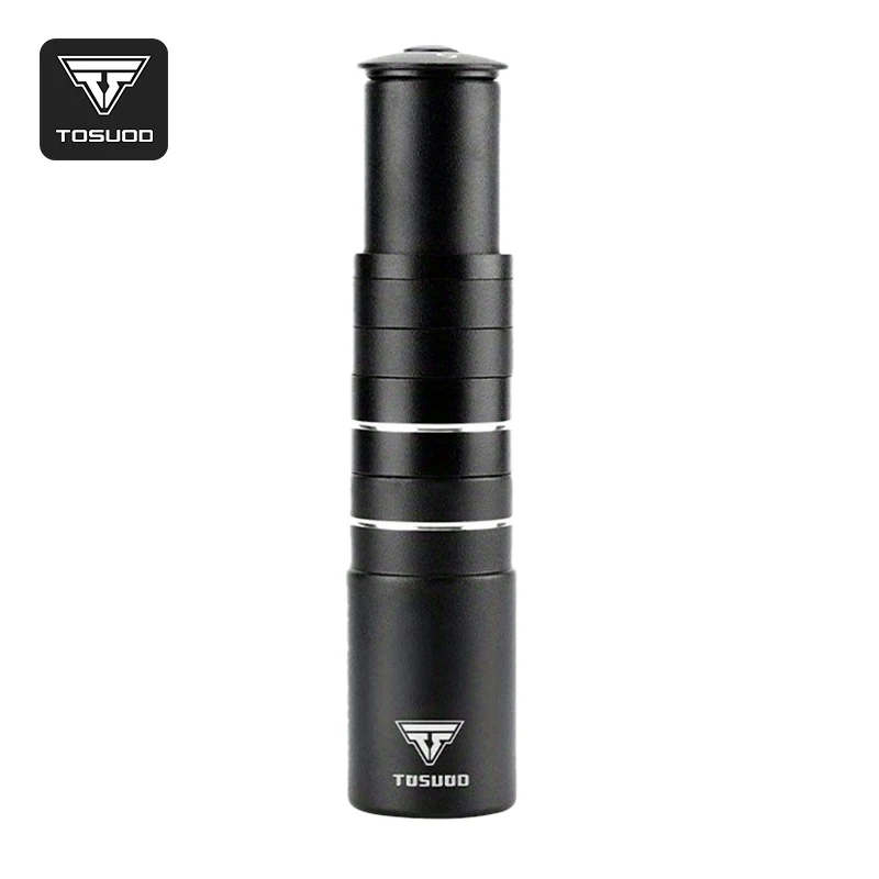 TOSUOD Fahrradlenker Vorbau Höhe Extender 70/115/135/155/180 mm Aluminium Lenker Rise UP Adapter 28,6 mm Fahrradzubehör Image