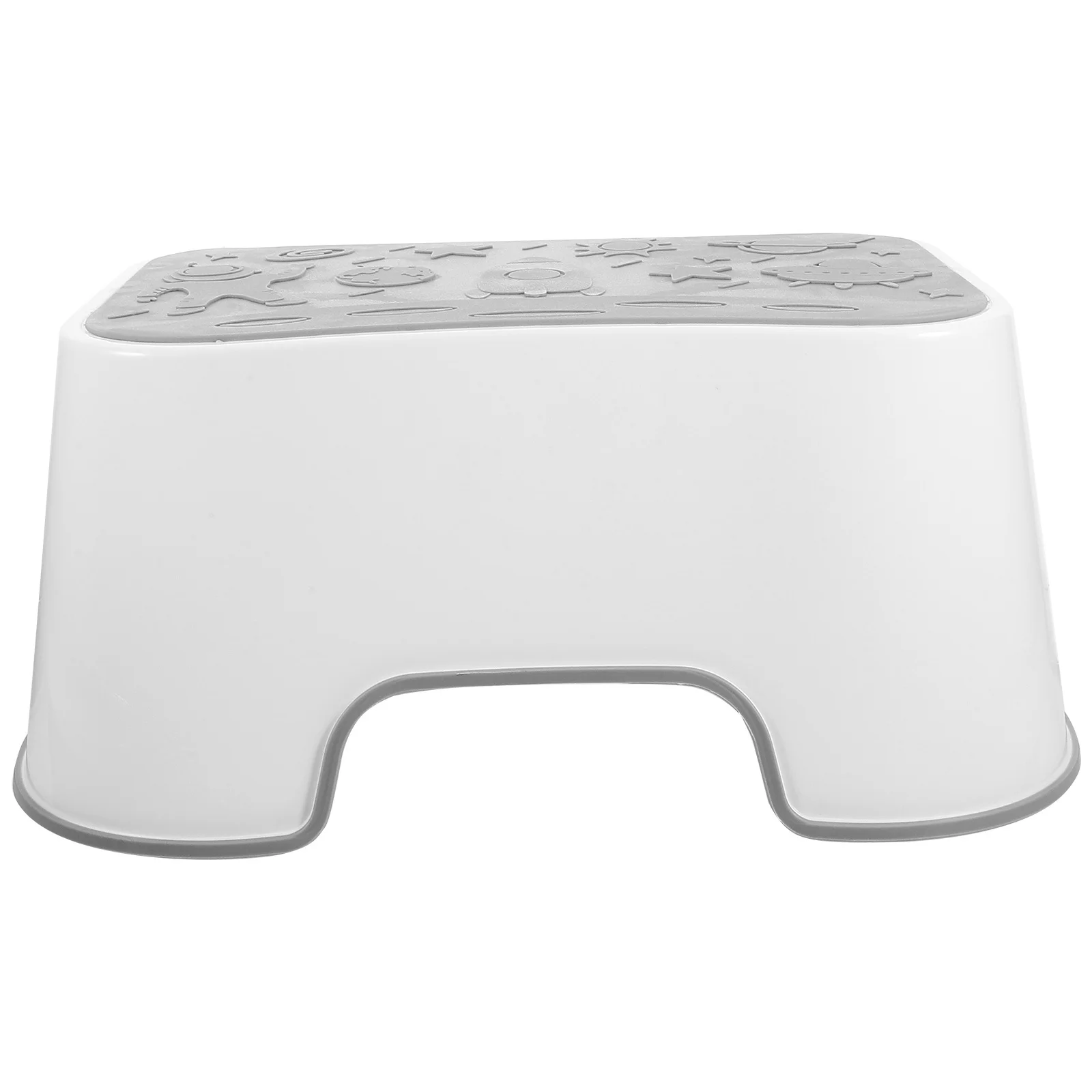 Toilettenstufe für Erwachsene, PP-Material, Badezimmerhocker, Kinder-Tritthocker, kompakter Töpfchenhocker, fester Kunststoff-Fußhocker, platzsparend