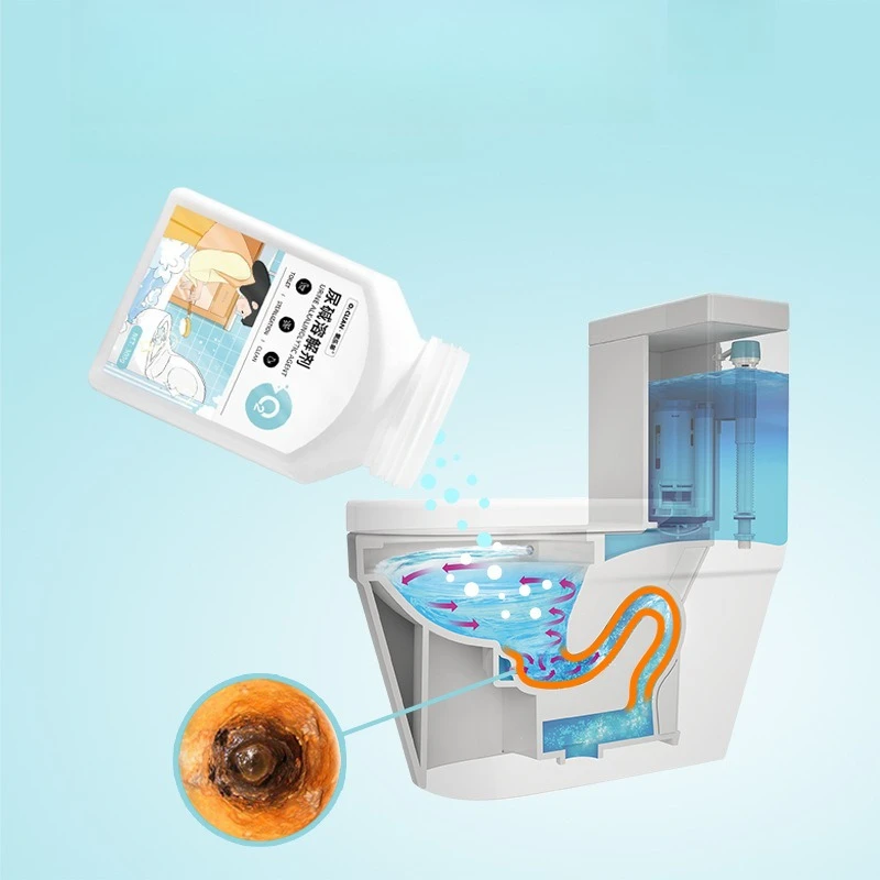 Haushalts-Urine-Alkali-Auflösungs-Toilettenreiniger, leistungsstarke Entkalkung der Toilette, Entkalkung bis gelbes Urinflecken-Reinigungsmittel Image