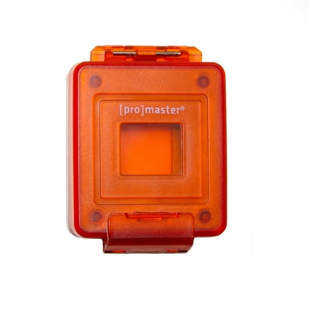 Promaster 7109 Weatherproof Memory SD/CFCard Universal Card Case - Orange