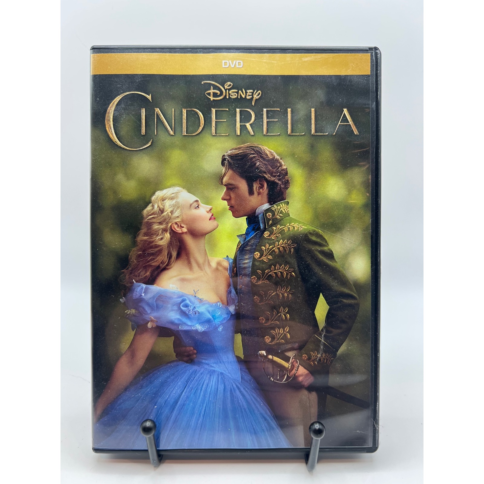 Disney Media | Disney Cinderella 2015 Live Action Movie Dvd Lily James Richard Madden | Color: Blue/Gold | Size: One Size