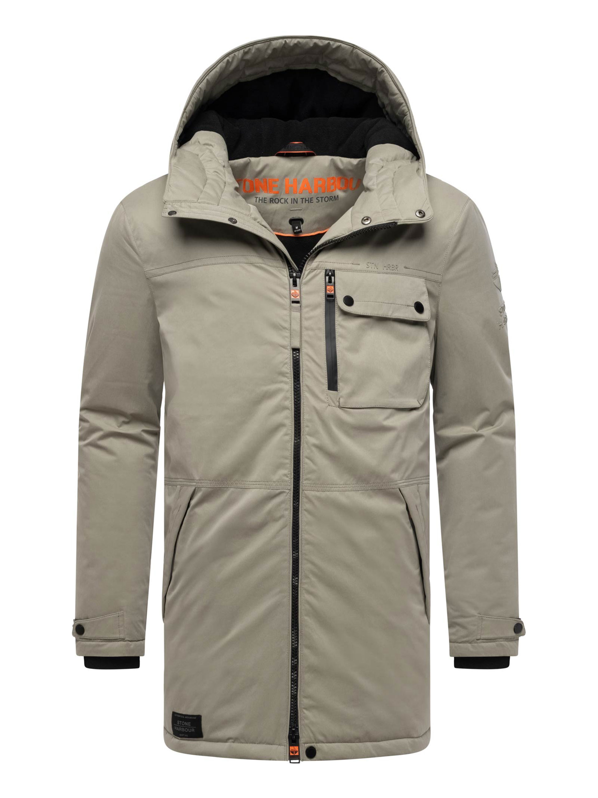 Stone Harbour Herren Winterparka Fintaan mit Fleecefutter & 2-Wege-Reißverschluss Image