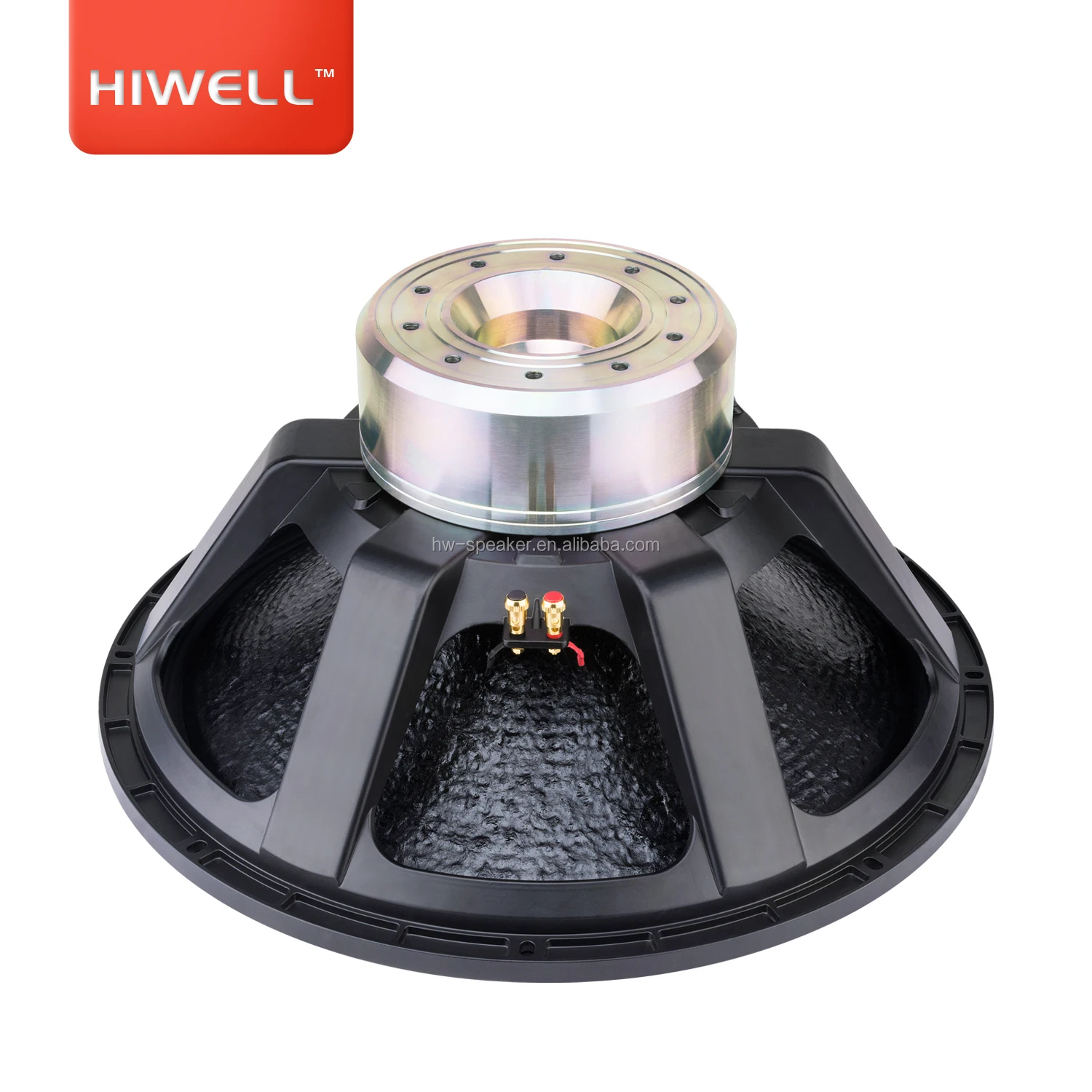Robuster professioneller Audio-5000-W-betriebener 24-Zoll-Subwoofer. Image