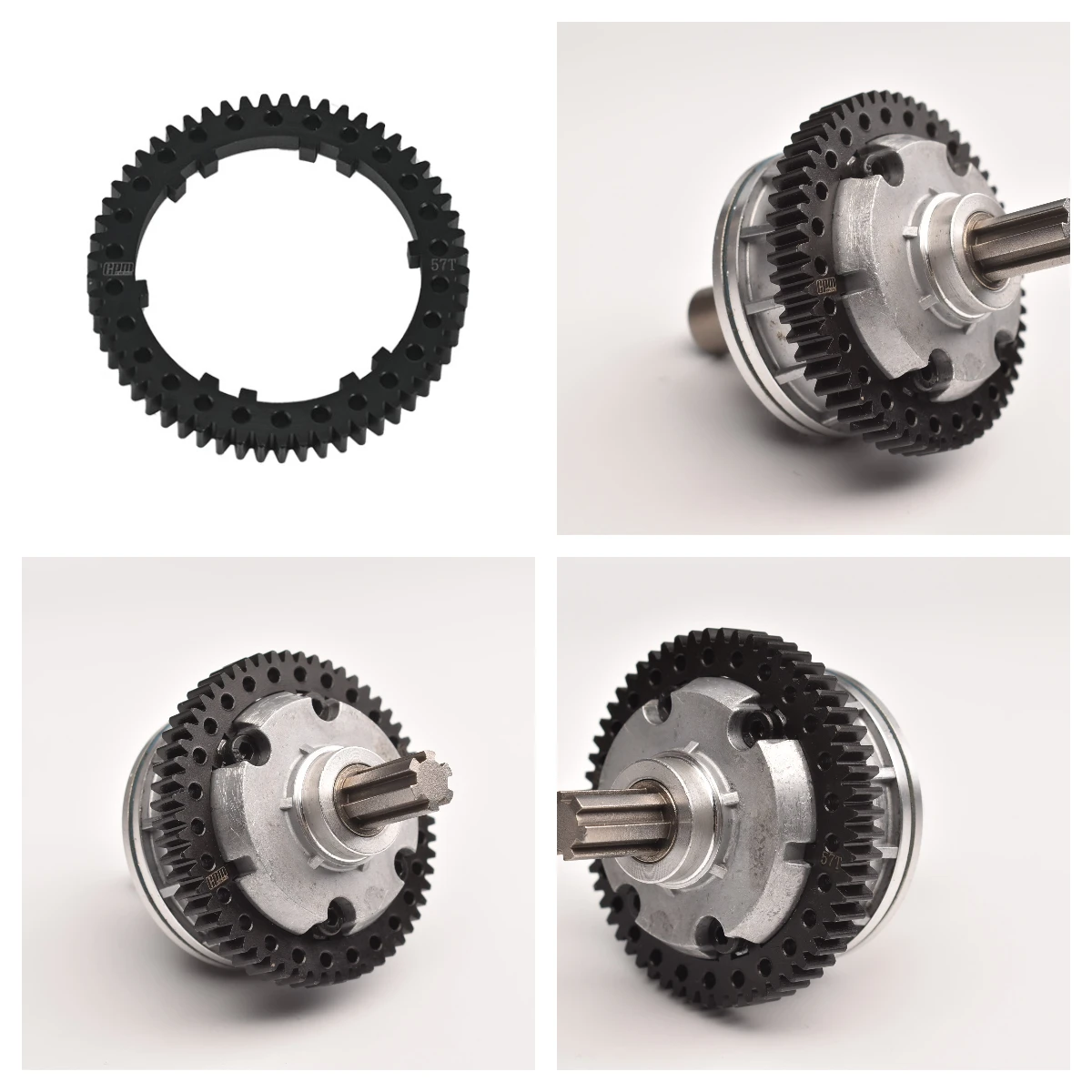 GPM Carbon Steel Center Diff Stirnrad 57T/0,8Mod ARRMA 1/8 Mojave 4S Outcast V2-ARA4410V2 Image