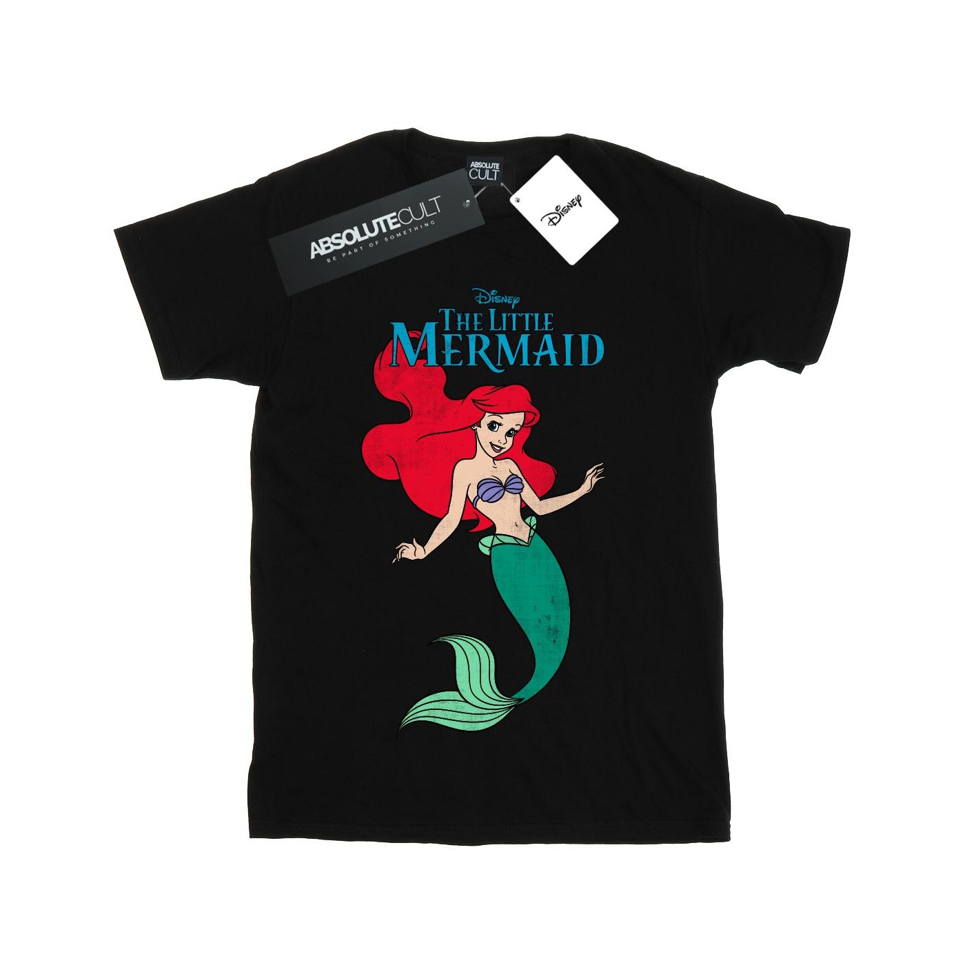 Disney - "The Little Mermaid" T-Shirt für Mädchen (Schwarz) Image