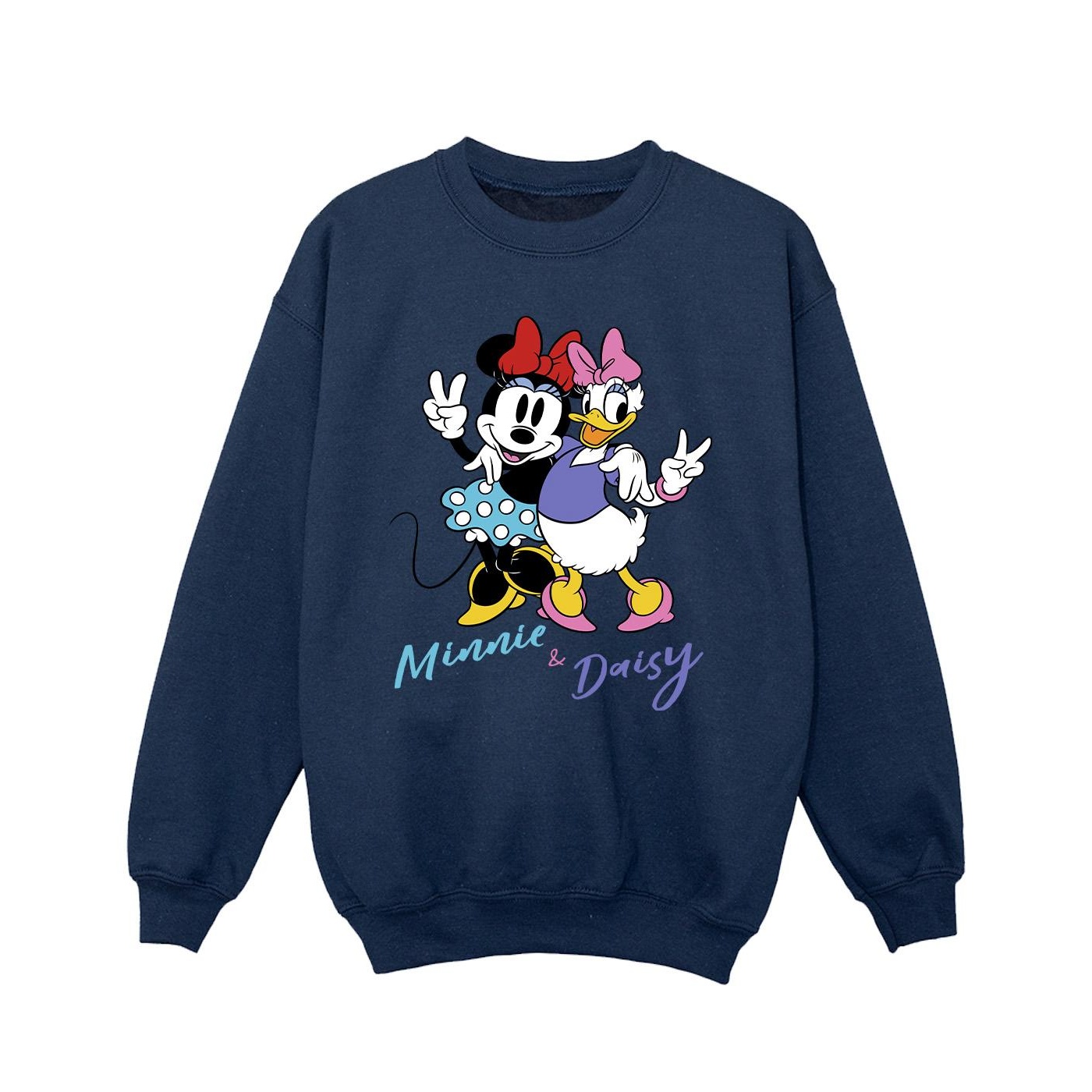 Disney - "Minnie Mouse And Daisy" Sweatshirt für Mädchen (Marineblau) Image