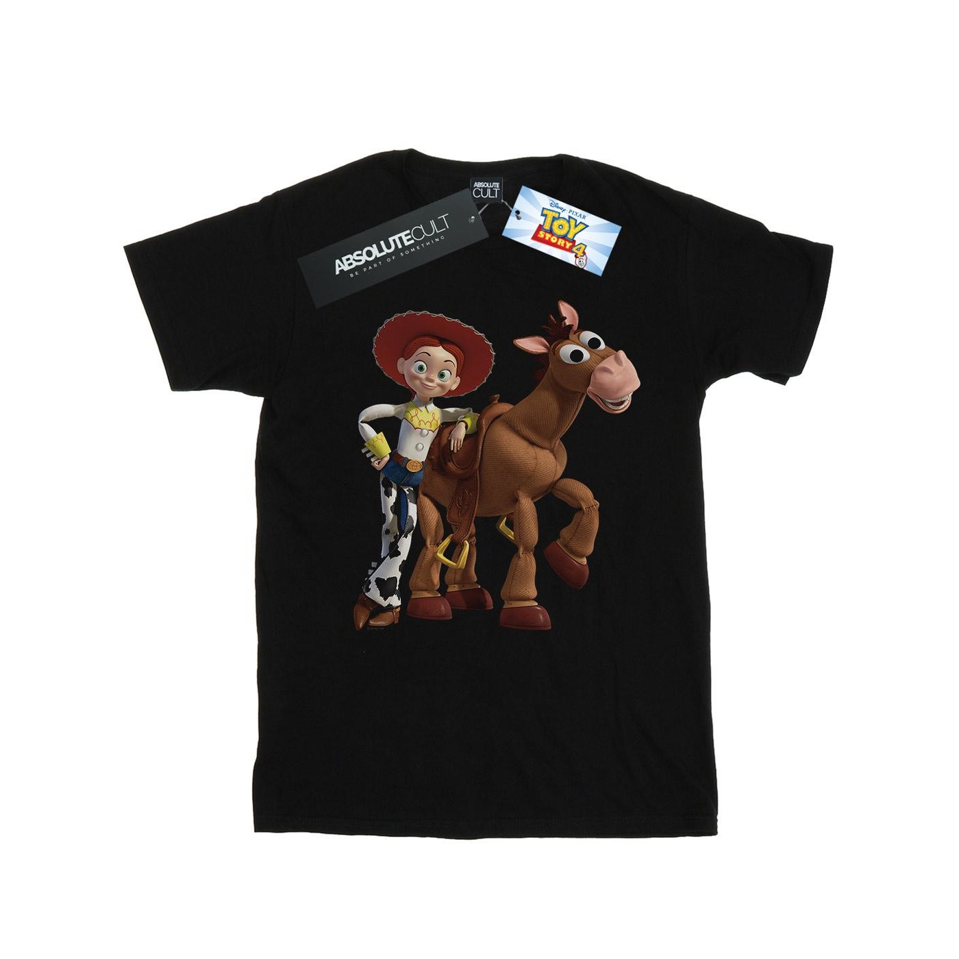 Disney - "Toy Story 4 Jessie And Bullseye" T-Shirt für Mädchen (Schwarz) Image