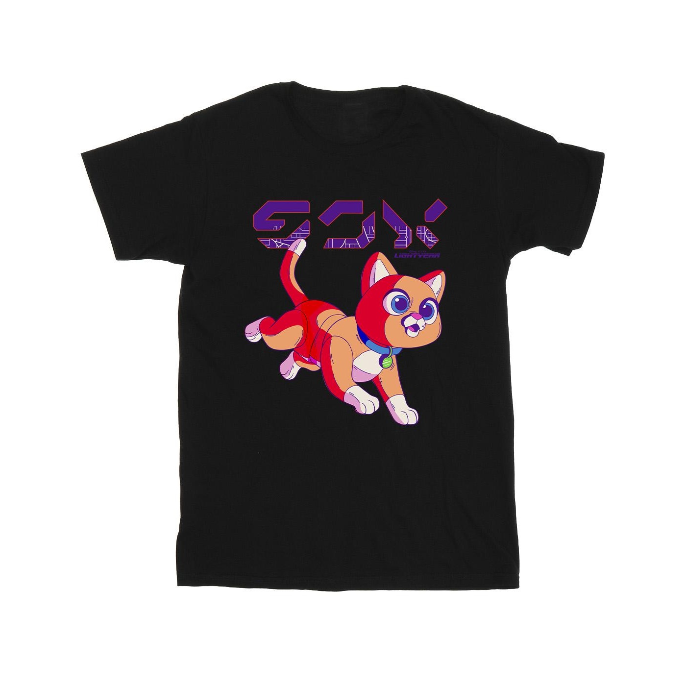 Disney - "Lightyear Sox Digital Cute" T-Shirt für Jungen (Schwarz) Image
