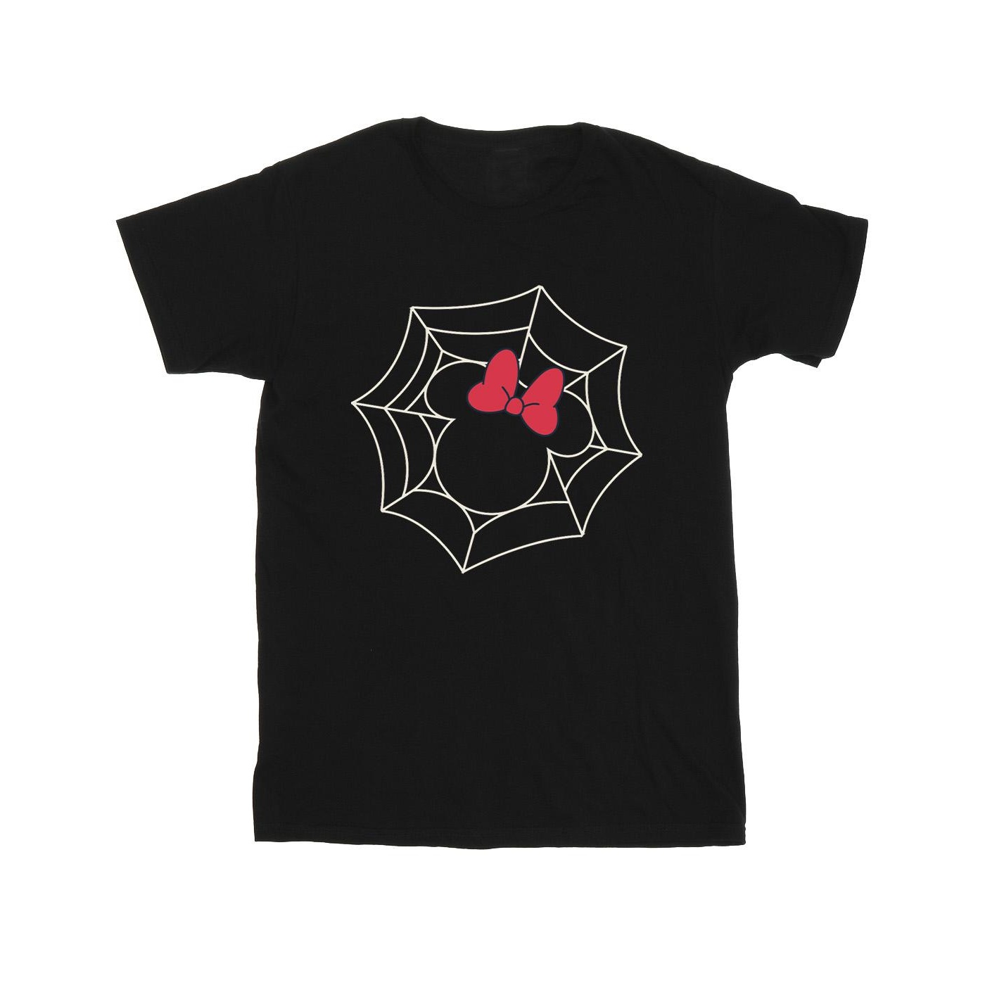 Disney - "Minnie Mouse Spider Web" T-Shirt für Mädchen (Schwarz) Image