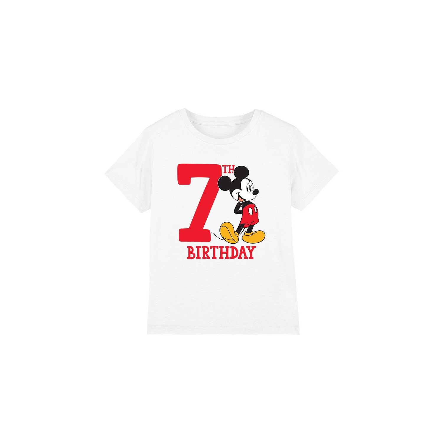 Disney - T-Shirt für Kinder - 7. Geburtstag (Weiß) Image