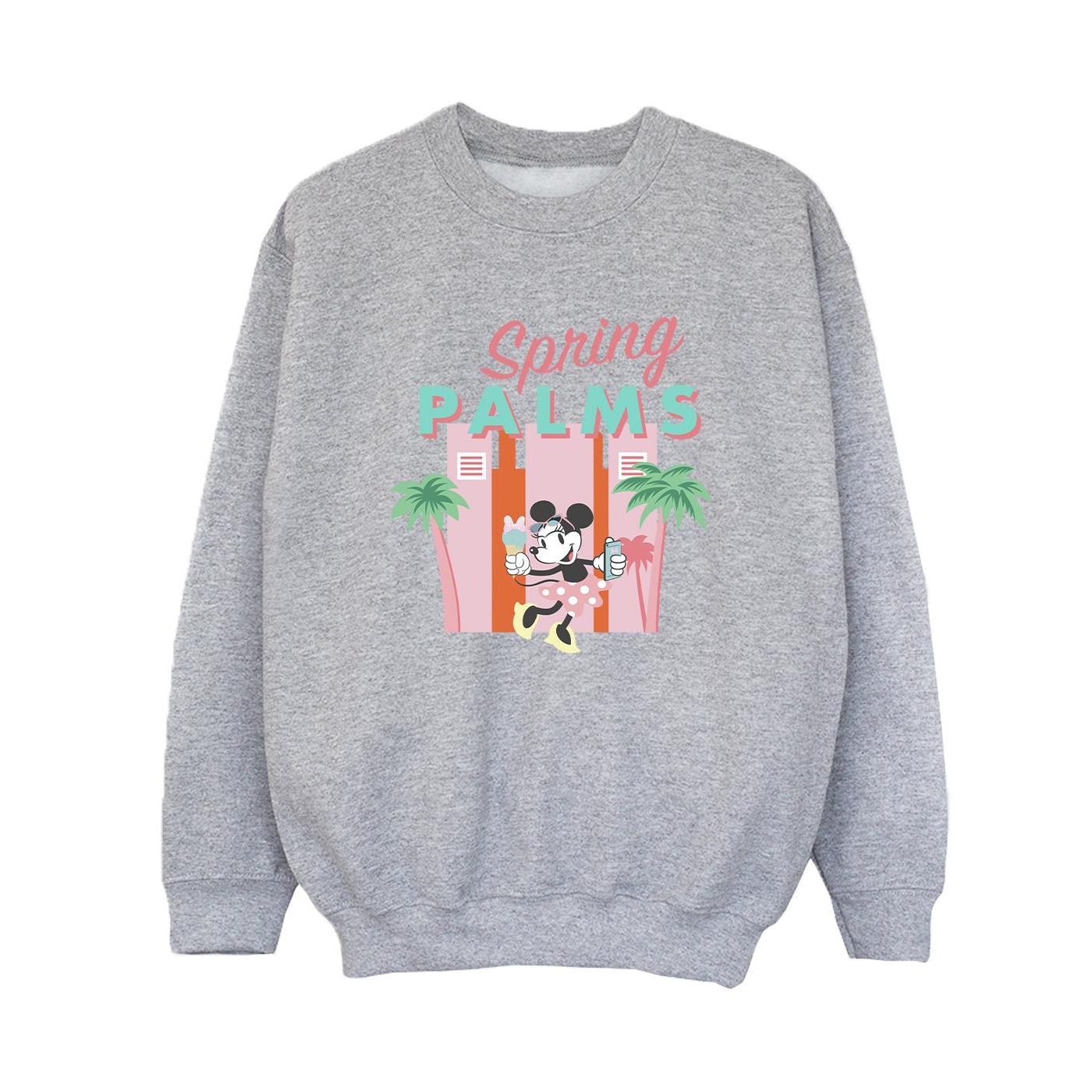 Disney - "Minnie Mouse Spring Palms" Sweatshirt für Jungen (Grau) Image