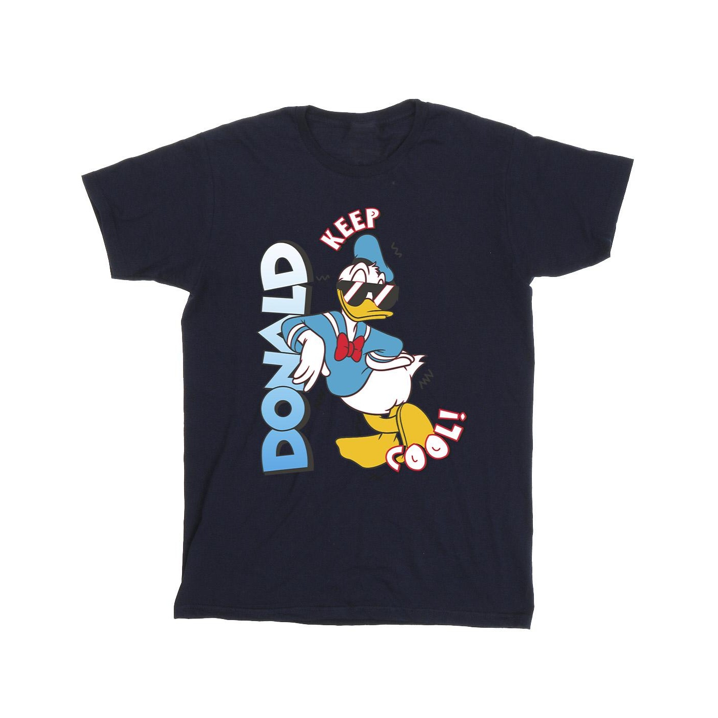Disney - "Donald Duck Cool" T-Shirt für Herren (Marineblau) Image