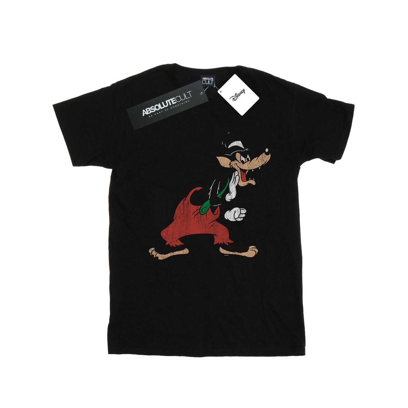 Disney - "Three Little Pigs Big Bad Wolf" T-Shirt für Mädchen (Schwarz) Image
