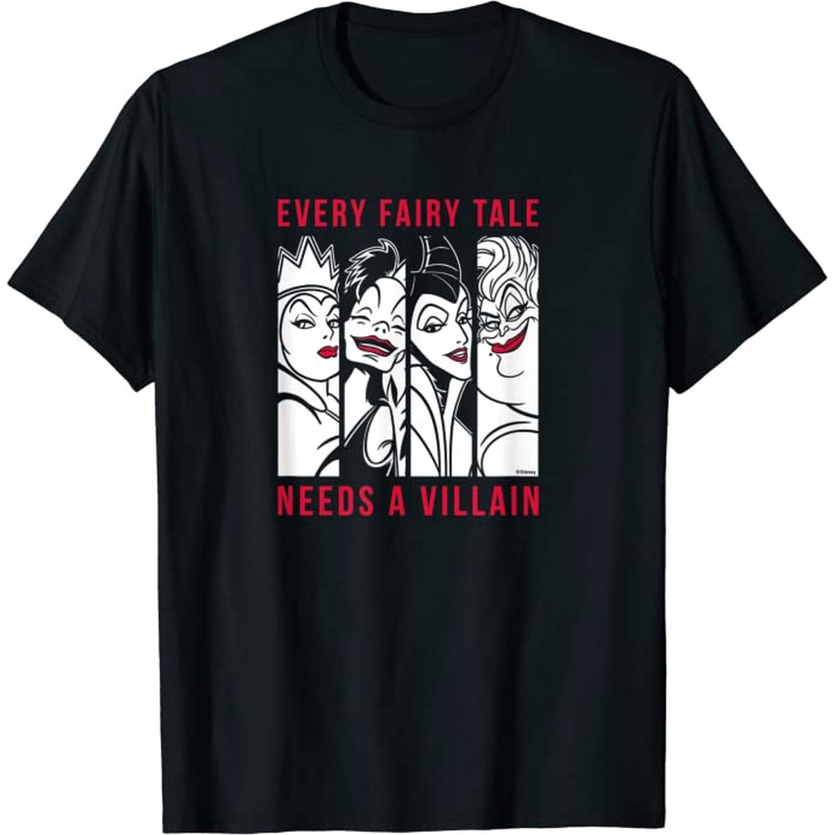 Disney - "Every Fairy Tale Needs A Villain" T-Shirt für Herren (Schwarz) Image