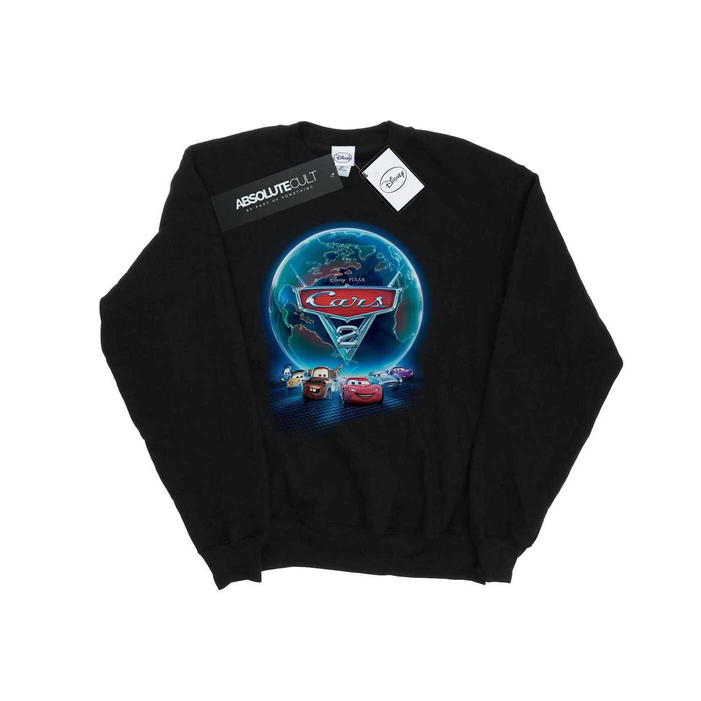 Disney - "Cars Globe Movie Poster" Sweatshirt für Herren (Schwarz) Image