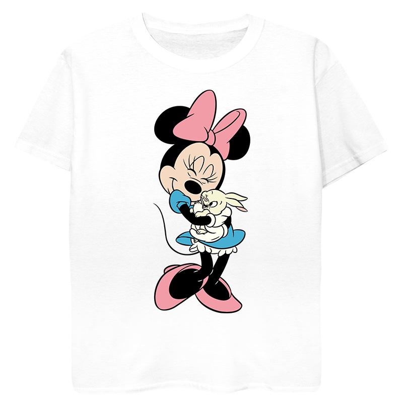 Disney - "Minnie Mouse Bunny Hug" T-Shirt für Mädchen (Weiß) Image