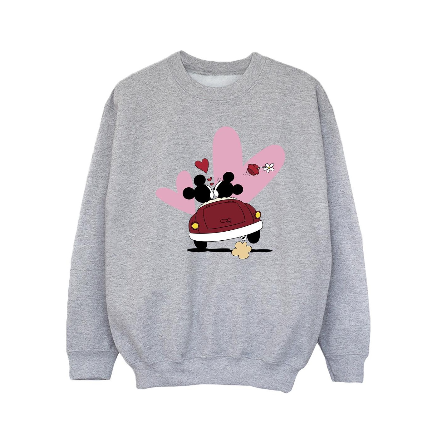 Disney - "Mickey Mouse Car Print" Sweatshirt für Mädchen (Grau) Image