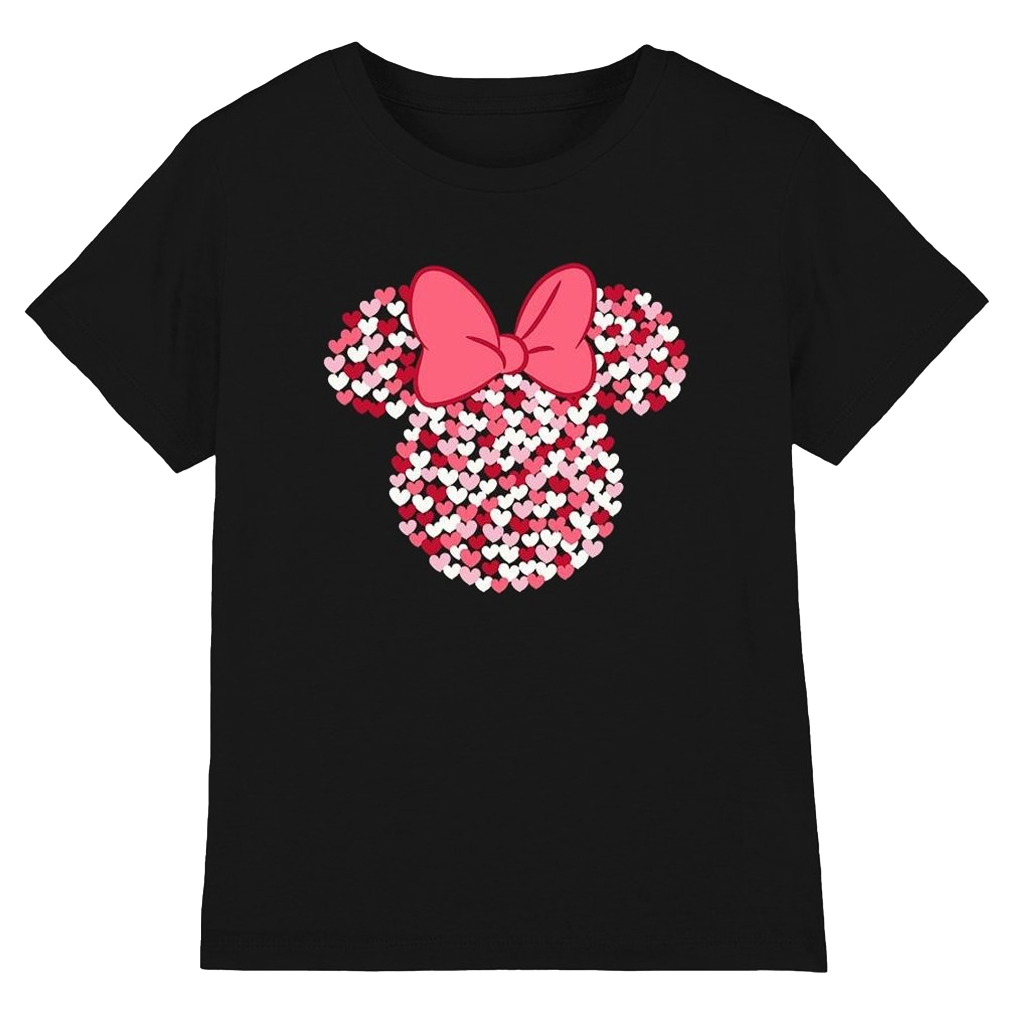 Disney - T-Shirt für Kinder - Valentinstag (Schwarz) Image