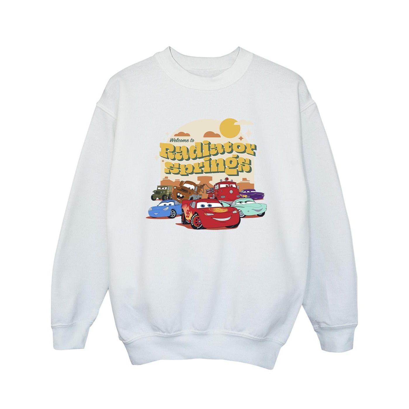 Disney - "Cars Radiator Springs Group" Sweatshirt für Mädchen (Weiß) Image