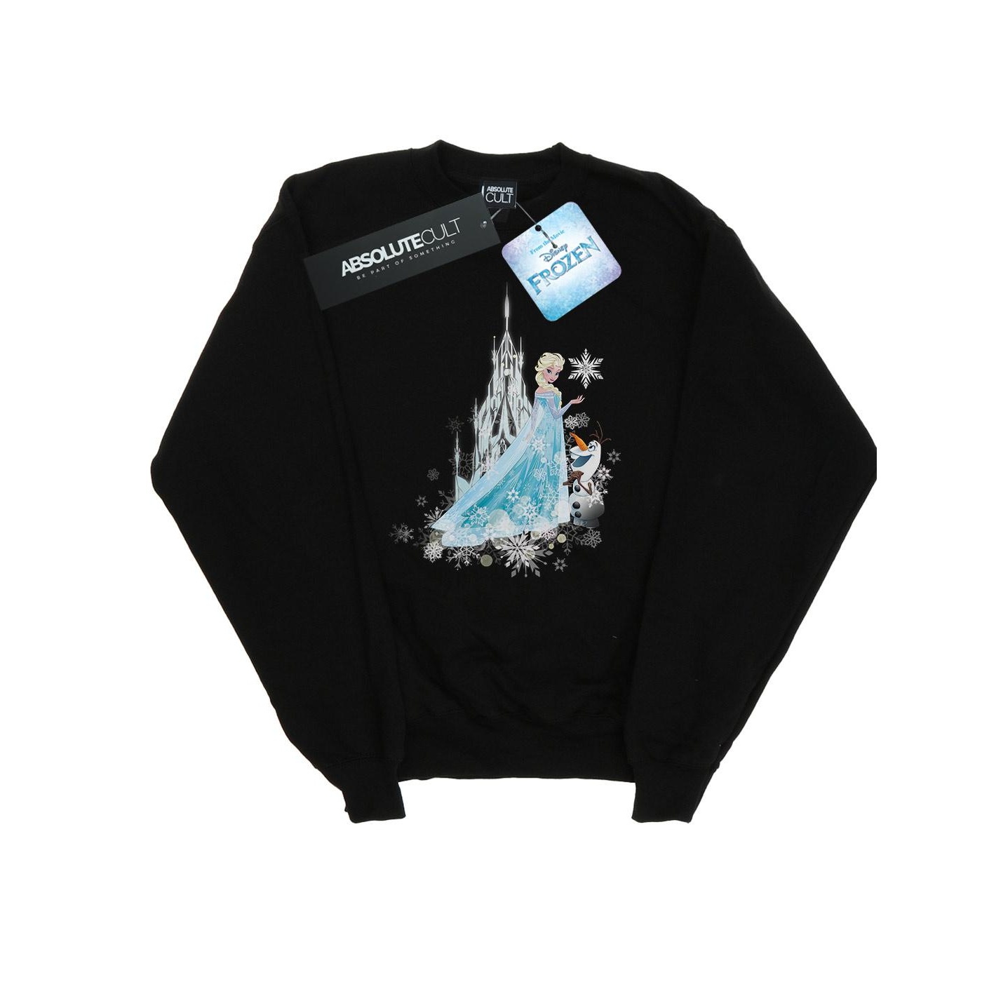 Disney - "Frozen Elsa And Olaf Winter Magic" Sweatshirt für Mädchen (Schwarz) Image