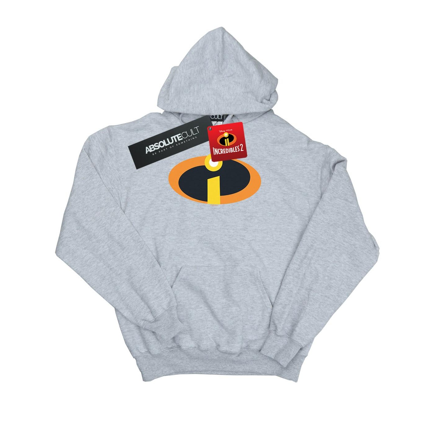 Disney - "The Incredibles Costume Logo" Kapuzenpullover für Jungen (Grau) Image