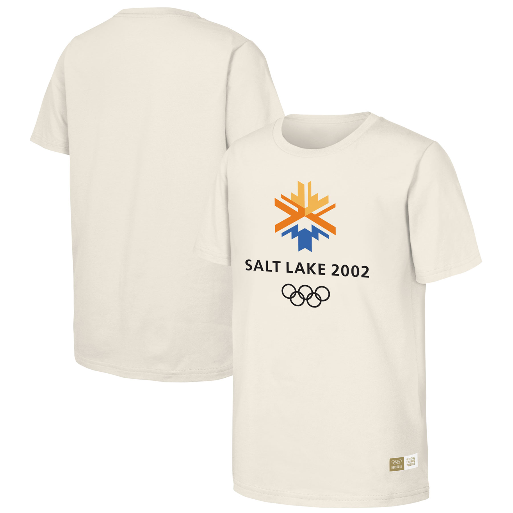 Herren-T-Shirt „Natural 2002 Salt Lake Games Olympic Heritage“ Image