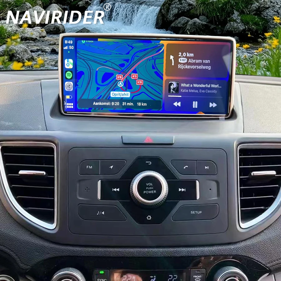 2din Auto Radio 10,25 Zoll Android Auto AHD Touchscreen Für Honda CRV CR-V 2012-2015 Carplay 4G auto Multimedia GPS Kopf Einheit Image