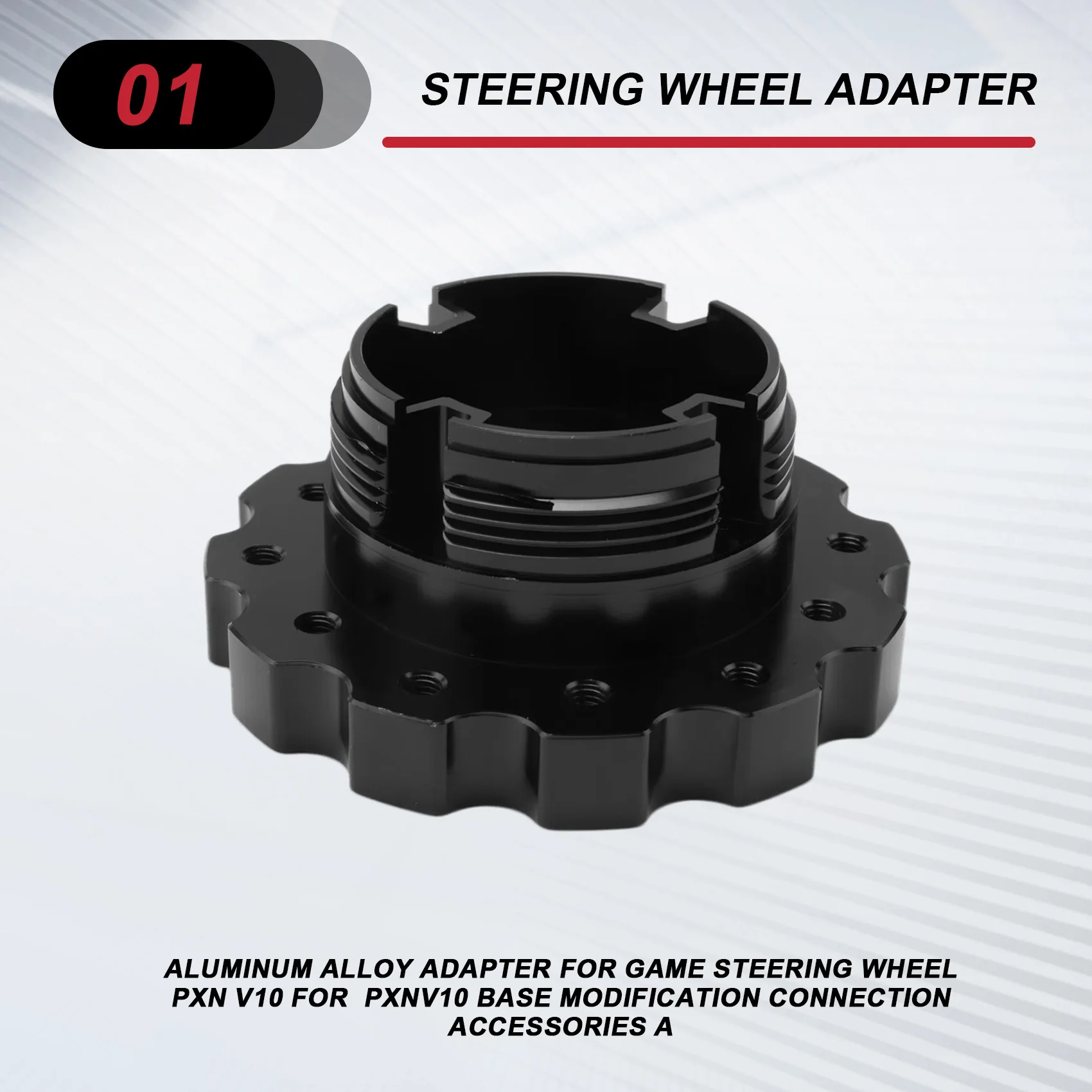 Adaptateur de Base de volant pour volant de jeu adaptateur PXN V10 pour adaptateur de volant PXN Laisda V10 noir