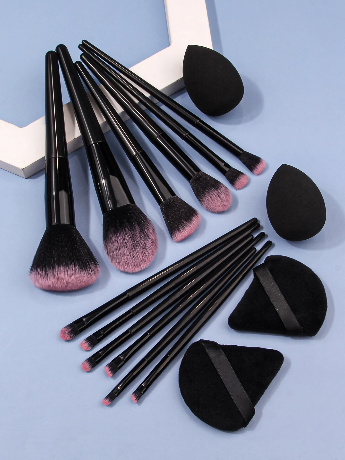 13/15/16/17-teiliges weiches Make-up-Pinsel-Set für Kosmetik, Foundation, Rouge, Puder, Lidschatten, Concealer, Verblendpinsel Image