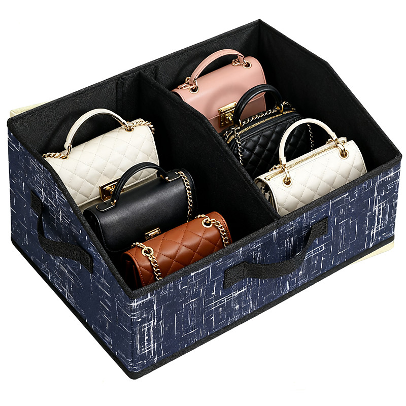 1pc Large Wall Cabinet Organizer with Handles - Truss Fabric Storage Basket for Clothes Towels Blankets Wallets Hats - Space-Saving Classic Design for Home Office Closet Organizers And Storage