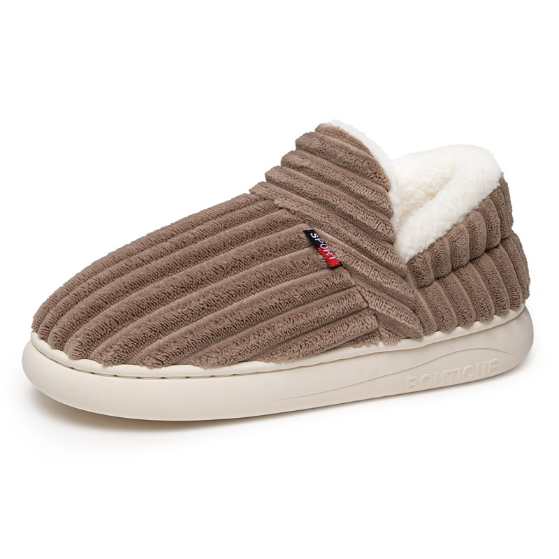 Women's Winter Boots Plush Cotton Snow Boots Thickened Fleece Lined Fashionable Warm Non Slip Outdoor Home Shoes