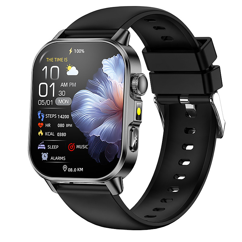 New Accurate ECG Smart Watch Heart Health Analysis Strong Flashlight light BT call 450 mah Battery Capcaity Smart Watches For Men Women Valentine's Day Gift