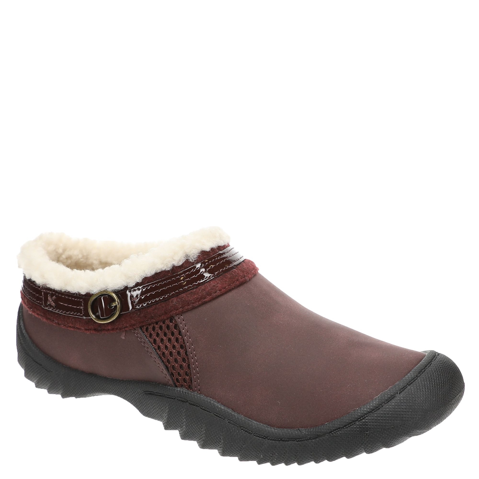 JBU Ginger - Womens 8 Burgundy Slip On Medium