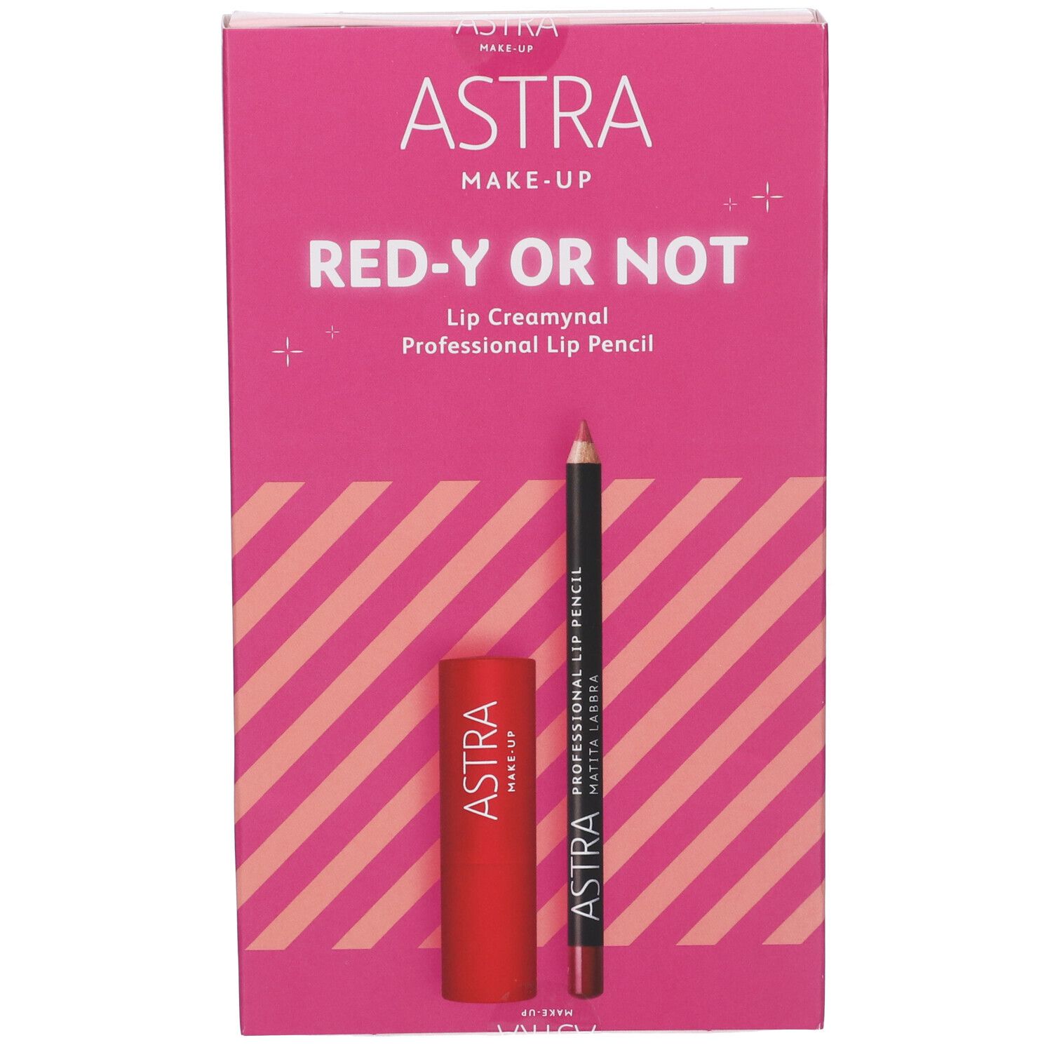 Astra Makeup Kit Regalo Read-Y Or Not Combo Labbra Rossetto + Matita 1