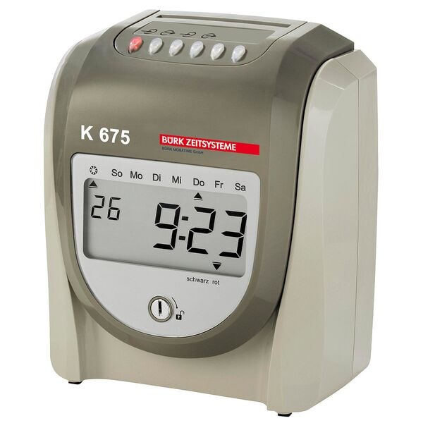 BÜRK MOBATIME Stempeluhr »K675«, 19x22.5 cm Image