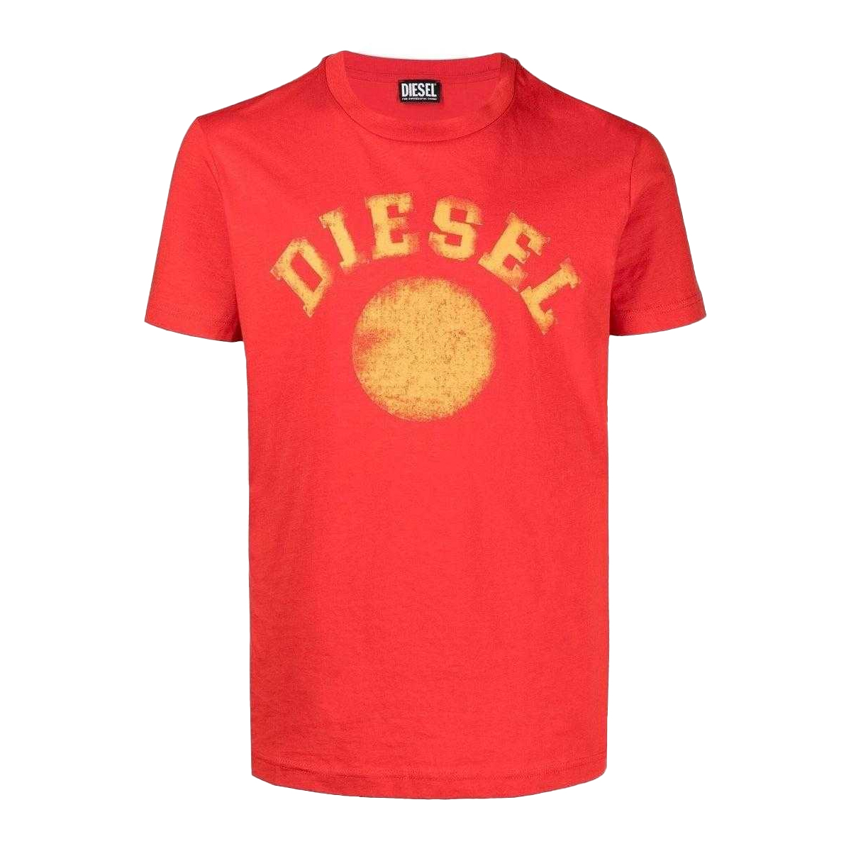 Diesel - T-Shirt für Herren/Damen Unisex, Logo (Rot) Image