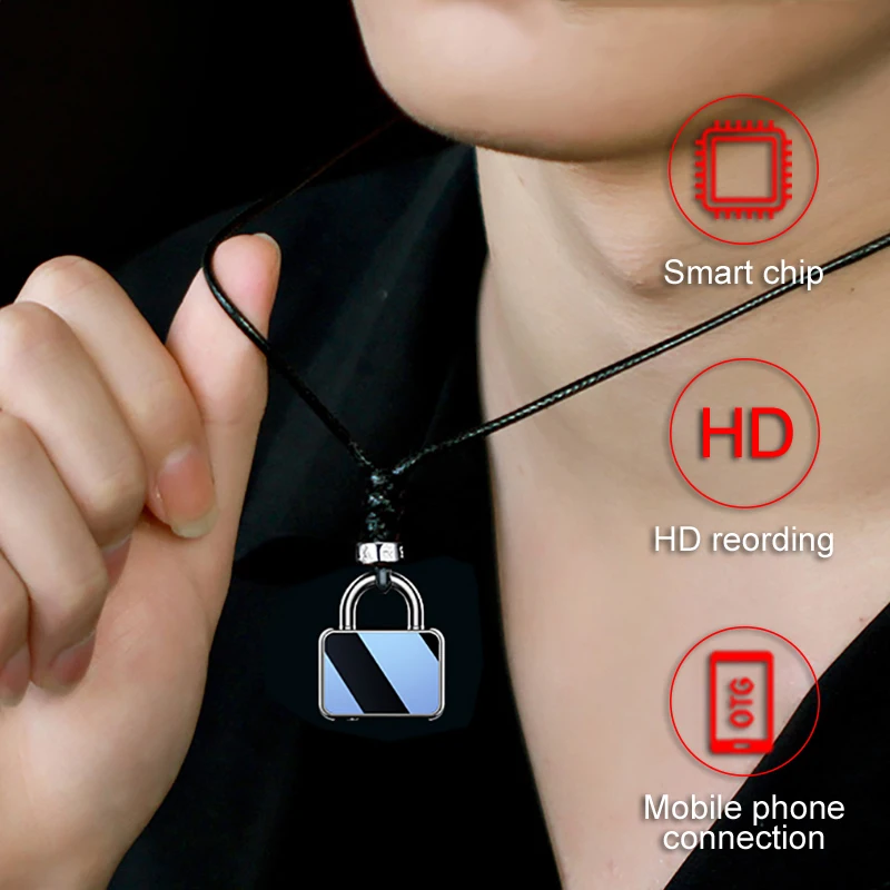 versteckt Spion STTWUNAKE Mini sprachaktivierter Rekorder, digitales Audioaufnahme-Schlüsselanhängergerät, tragbarer Klang, professionelles Mikro-Diktiergerät Image