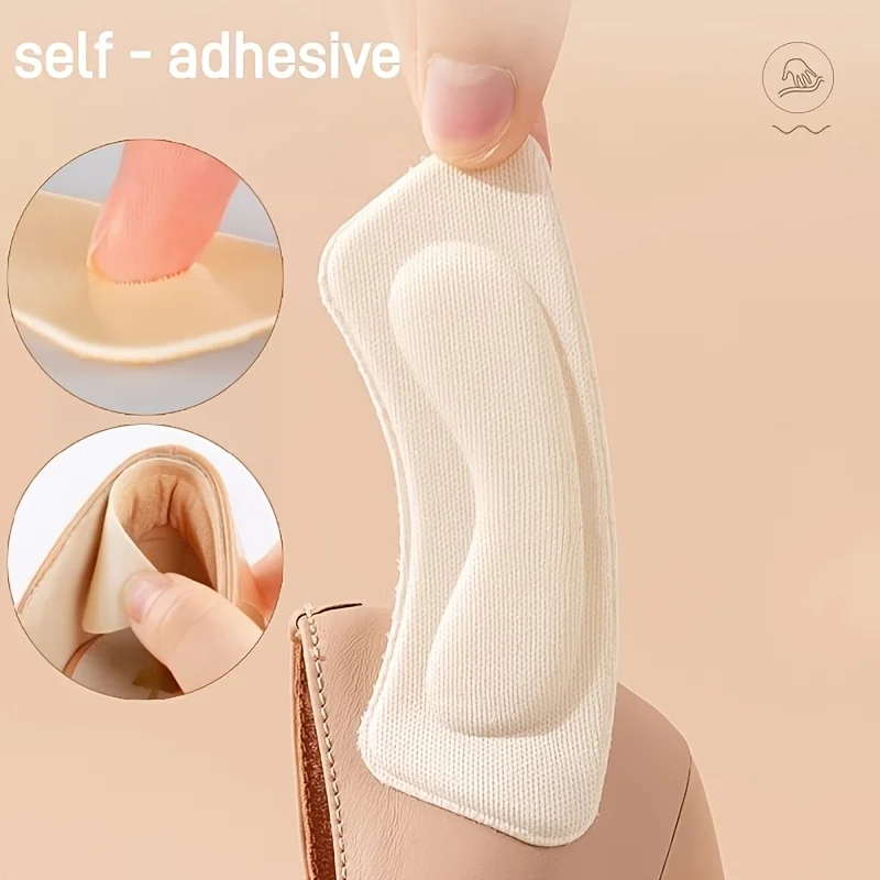 6 Stück/3 Paar verdickte dämpfende Einlegesohlen, rutschfest, stoßdämpfender Schaumstoff für High Heels, Stiefel, formelle Schuhe, bequem, langlebig