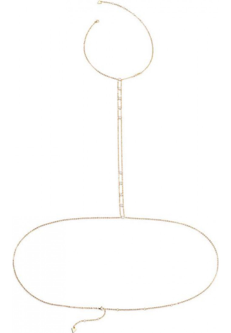 Guess Womens JUBN05199JWYGT-U Ladies Body Chain - Rose Gold Stainless Steel - One Size | Guess Sale | Discount Designer Brands