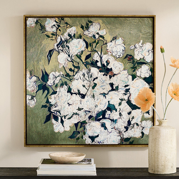 Verdant Blossoms Canvas Wall Art - Grandin Road
