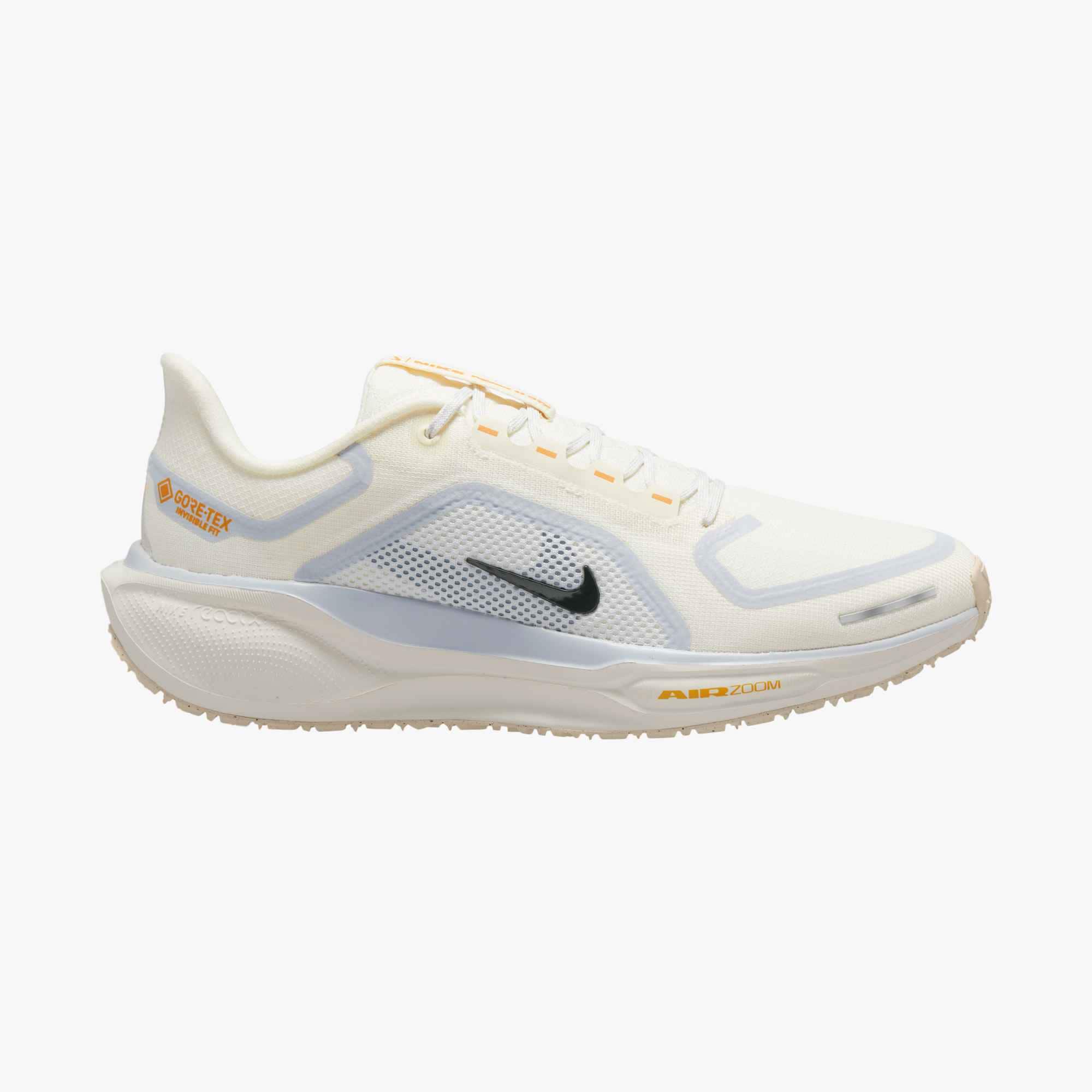 Laufschuh NIKE "AIR ZOOM PEGASUS 41 GTX", Damen, Gr. 41, sail, ashen slate, football grau, sundial, Synthetik, Textil, Schuhe Laufschuh, wasserdicht