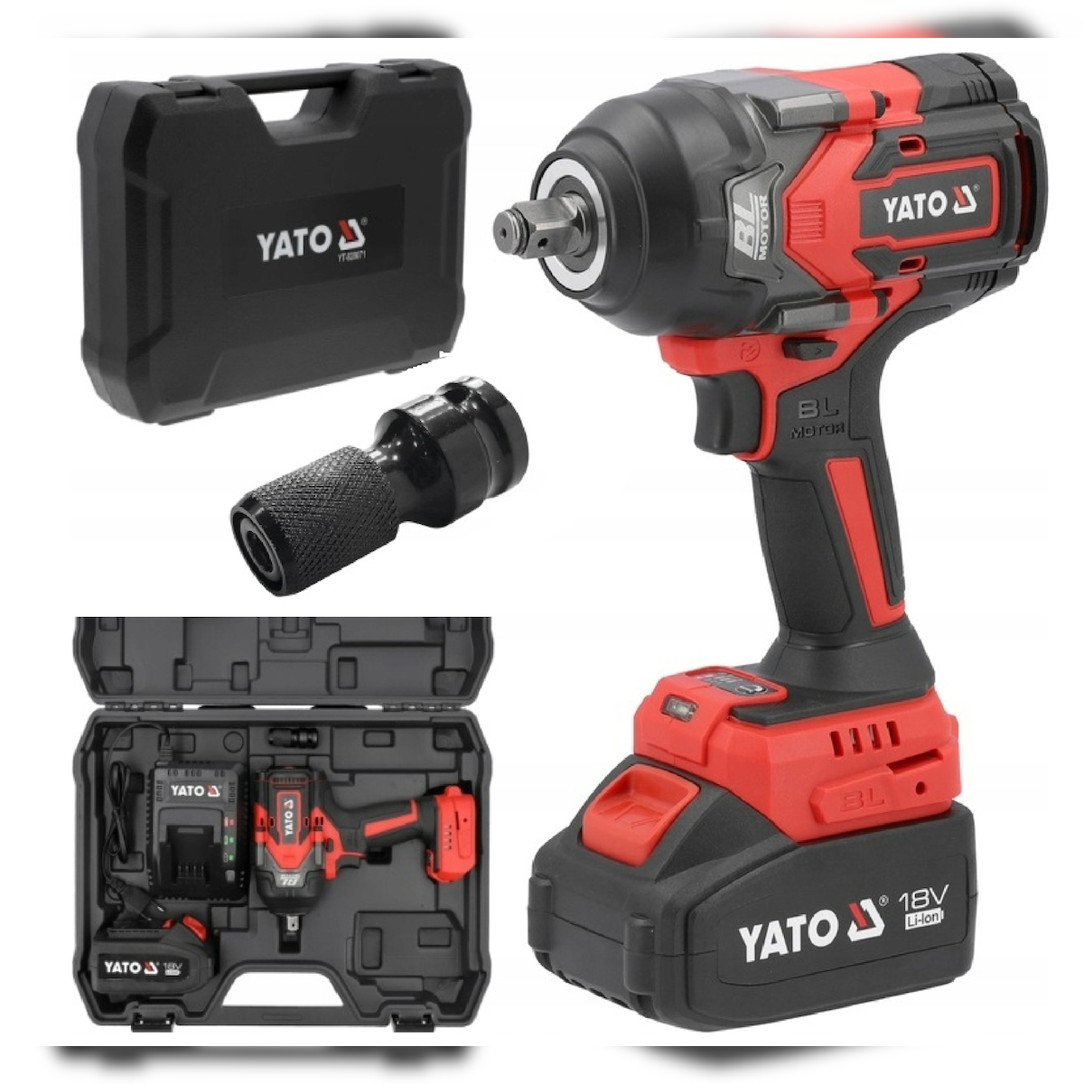 Akku Schlagschrauber 18V, 1200Nm, 1/2" (1xAkku 4Ah+Ladegerät) Image