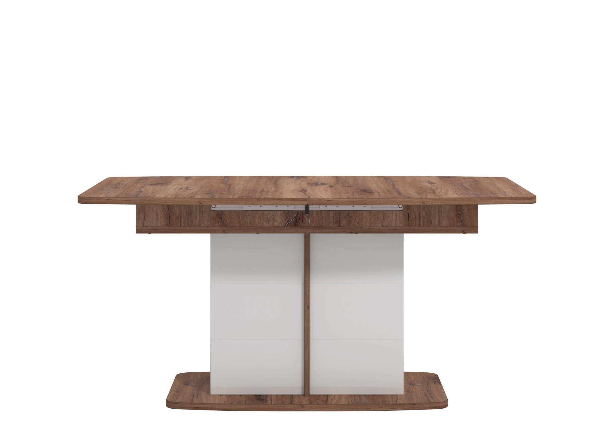 Esstisch INOSIGN "Burgundy 160 cm, modernes Design, Verlängerbar durch Einlegeplatte", , flagstaf eiche, opaque weiß, flagstaf eiche, flagstaf eiche, opaque weiß, flagstaf eiche, B:160cm H:78cm T:91,5cm, Tische, Esstisch, max. Breite 200 cm,...