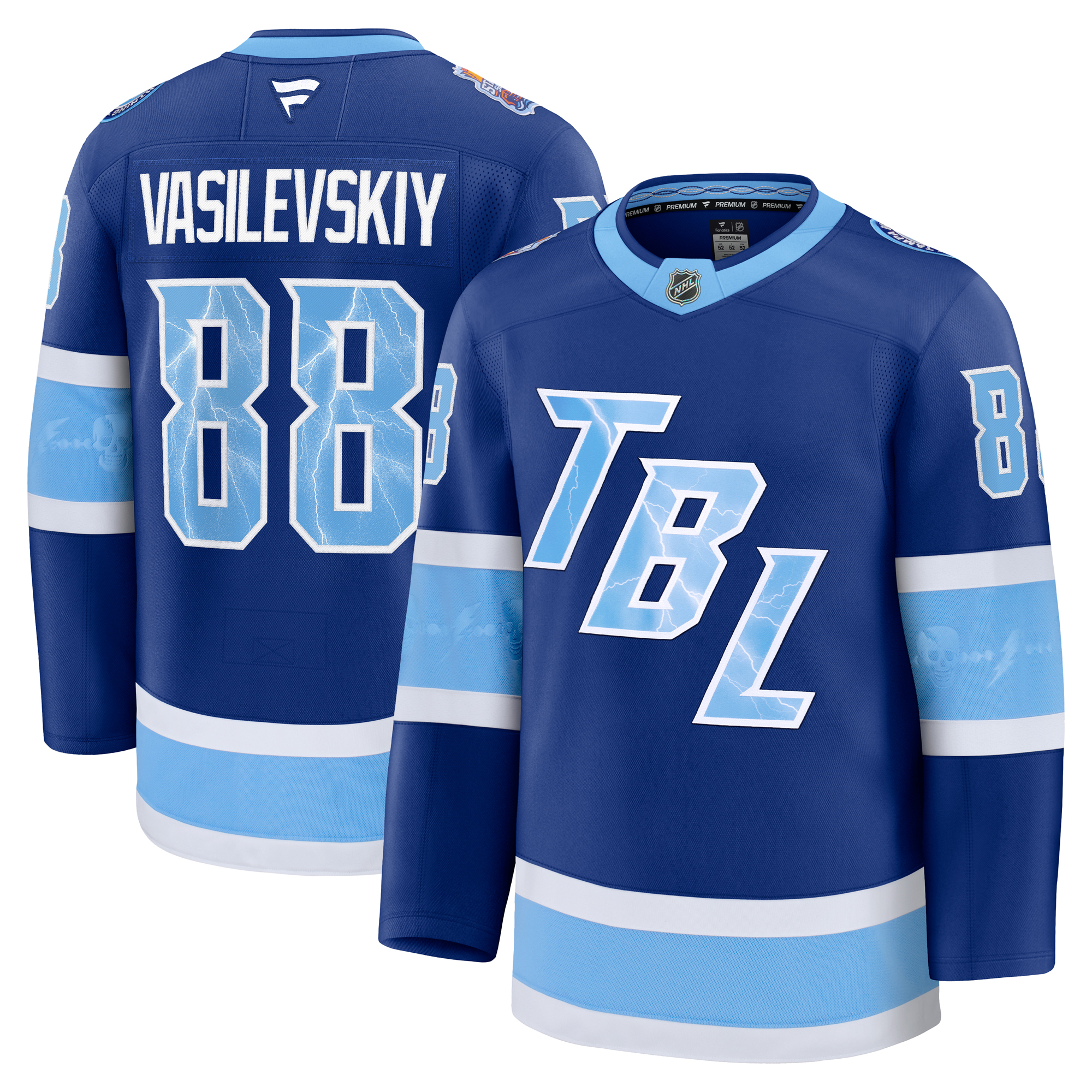 Fanatics Andrei Vasilevskiy Herren-Premium-Trikot der Tampa Bay Lightning, NHL Stadium Series 2026, in Blau Image